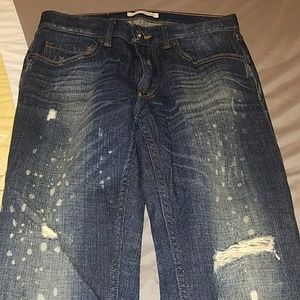 Banana Republic blue jeans  .